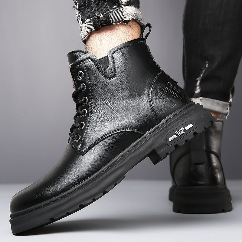 British Martin Boots Thick Bottom Outdoor Hiking Workwear Men - DM Otaku Shop