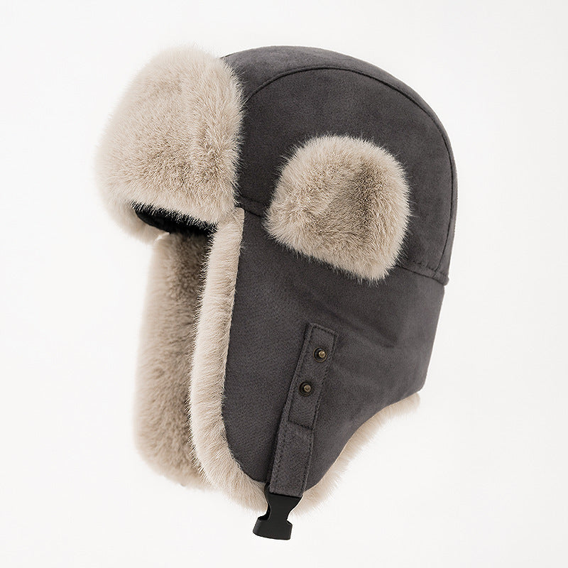 Winter Warm Suede Earmuffs Hat - DM Otaku Shop