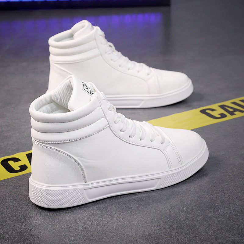 Plus Size Men's Leather Boots Fashion Casual Ankle Boots - DM Otaku Shop