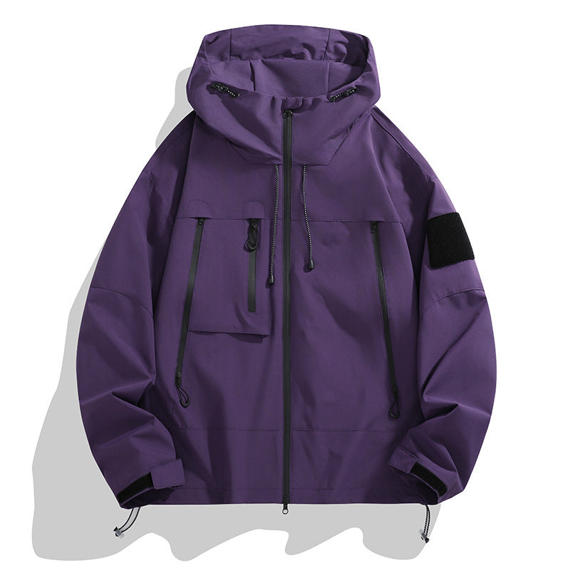 Shell Jacket Casual Hooded Outdoor Mountaineering Jacket