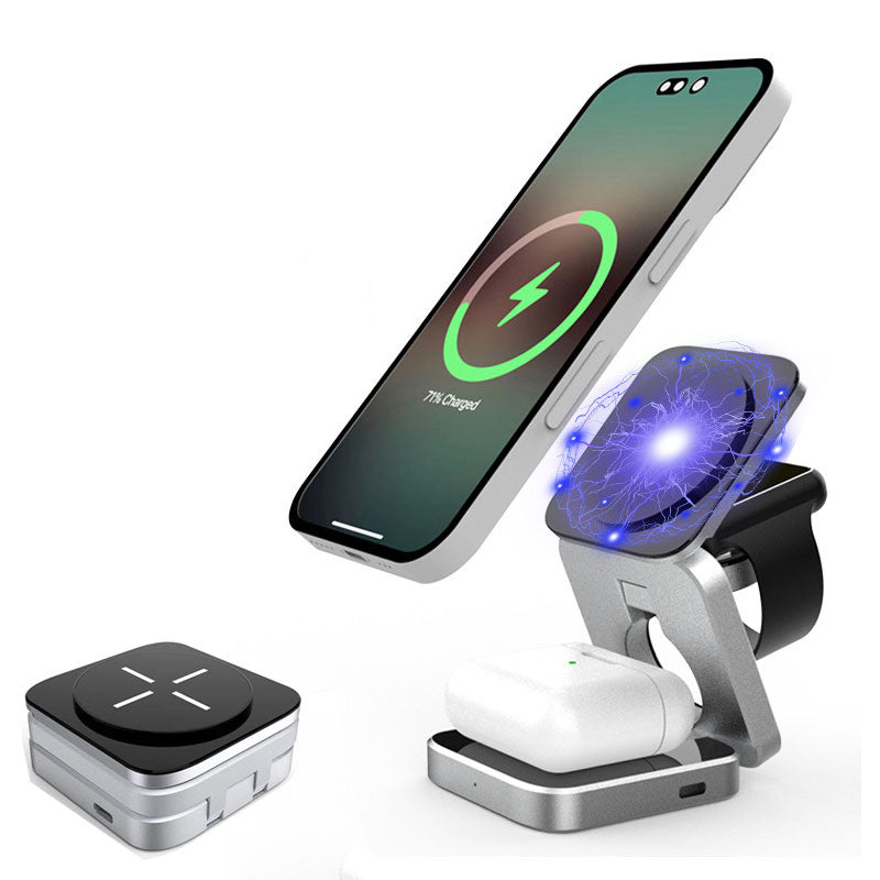 Portable 3 in 1 Foldable Wireless Charger Stand - DM Otaku Shop