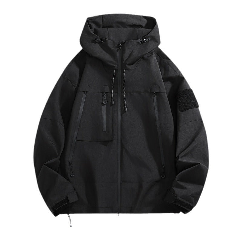 Shell Jacket Casual Hooded Outdoor Mountaineering Jacket