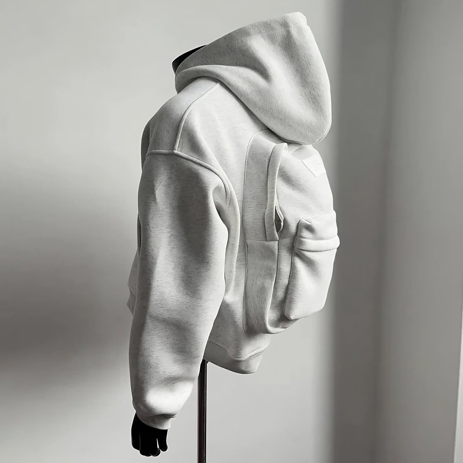 Hoodie with Integrated Backpack - DM Otaku Shop