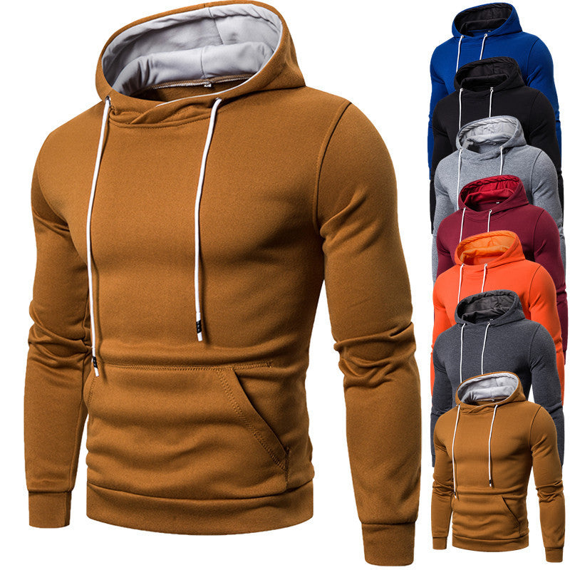 Men's Fashion Plus Size Pullover Hooded Casual Sweatshirt - DM Otaku Shop