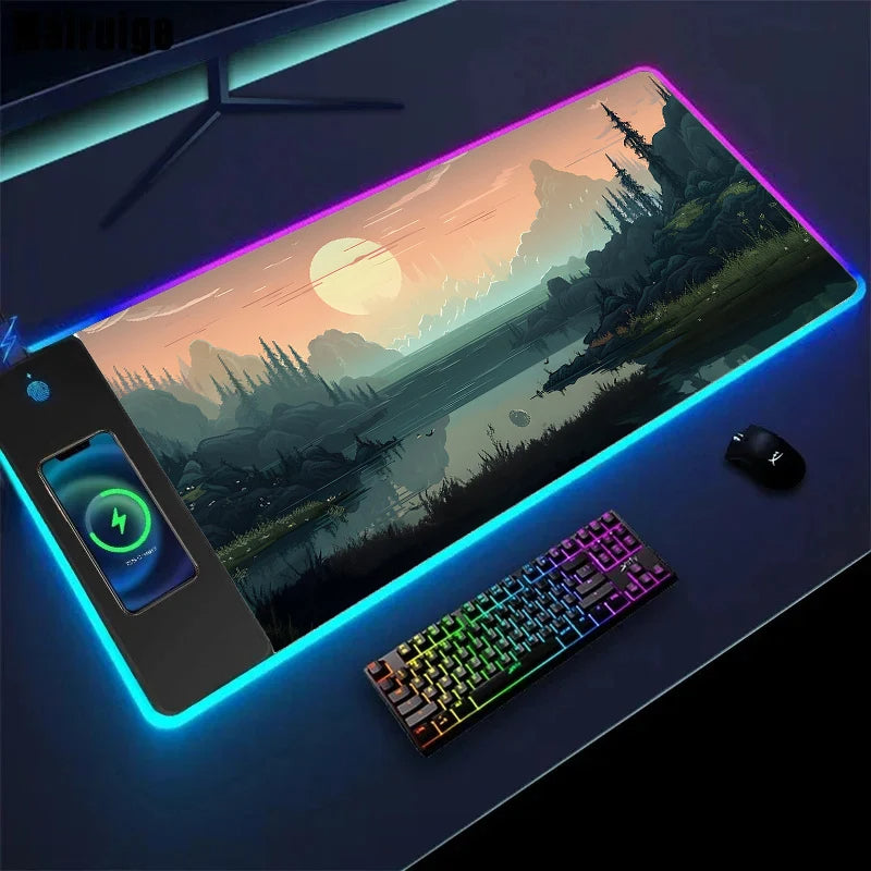 Wireless Charging Mouse Pad - DM Otaku Shop