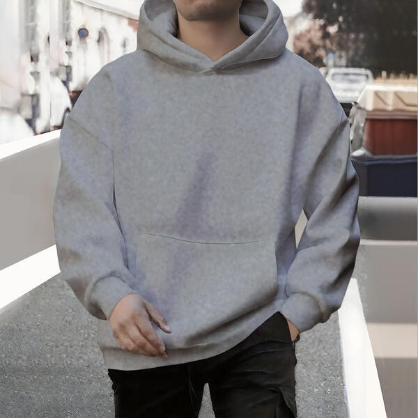 Fall Winter Men Loose Hooded Sweater Sports And Leisure Fleece-lined - DM Otaku Shop