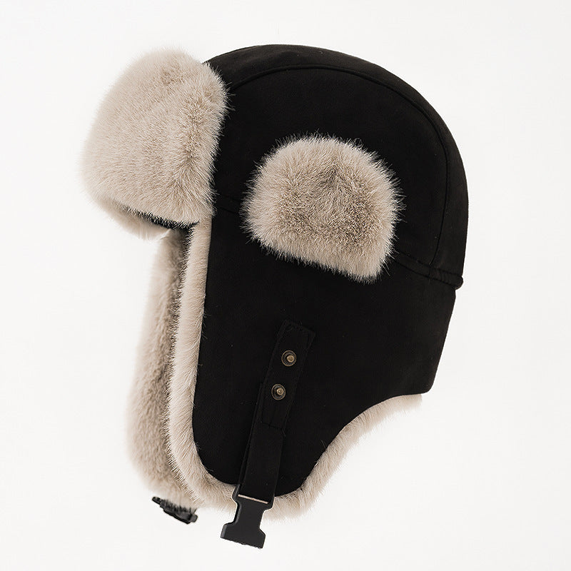 Winter Warm Suede Earmuffs Hat - DM Otaku Shop