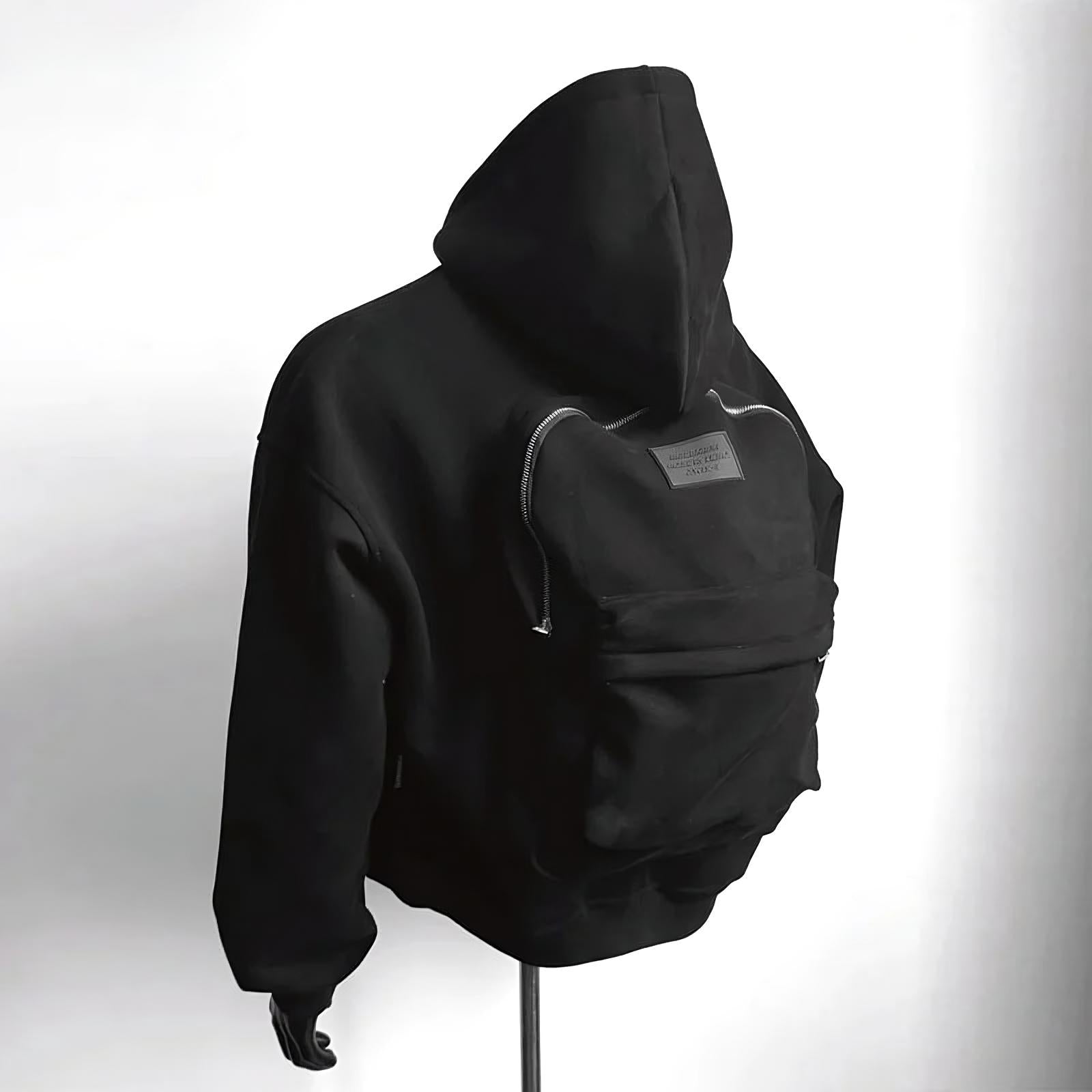 Hoodie with Integrated Backpack - DM Otaku Shop