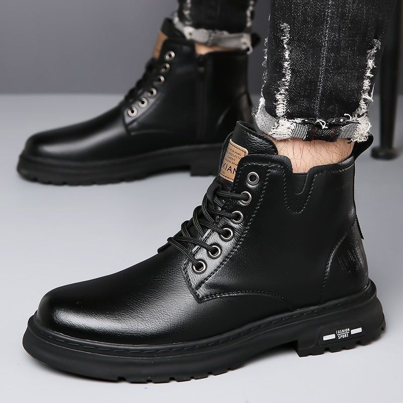 British Martin Boots Thick Bottom Outdoor Hiking Workwear Men - DM Otaku Shop