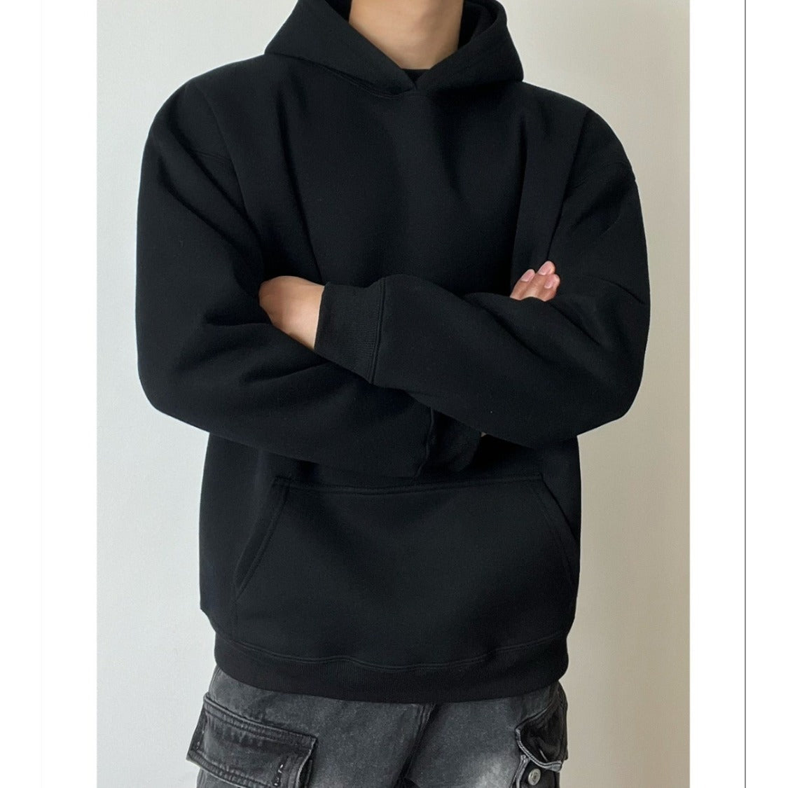 Solid Color Hooded Sweater For Men And Women Autumn And Winter Wild - DM Otaku Shop