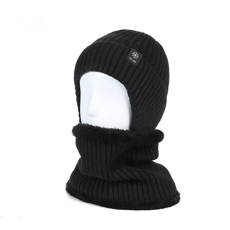 Middle-aged And Elderly People's Hats Men's Winter Warm Wool Hat Ear Protection - DM Otaku Shop