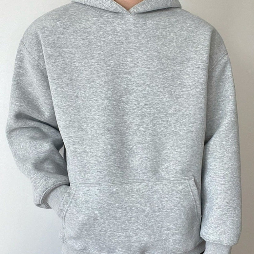 Solid Color Hooded Sweater For Men And Women Autumn And Winter Wild - DM Otaku Shop