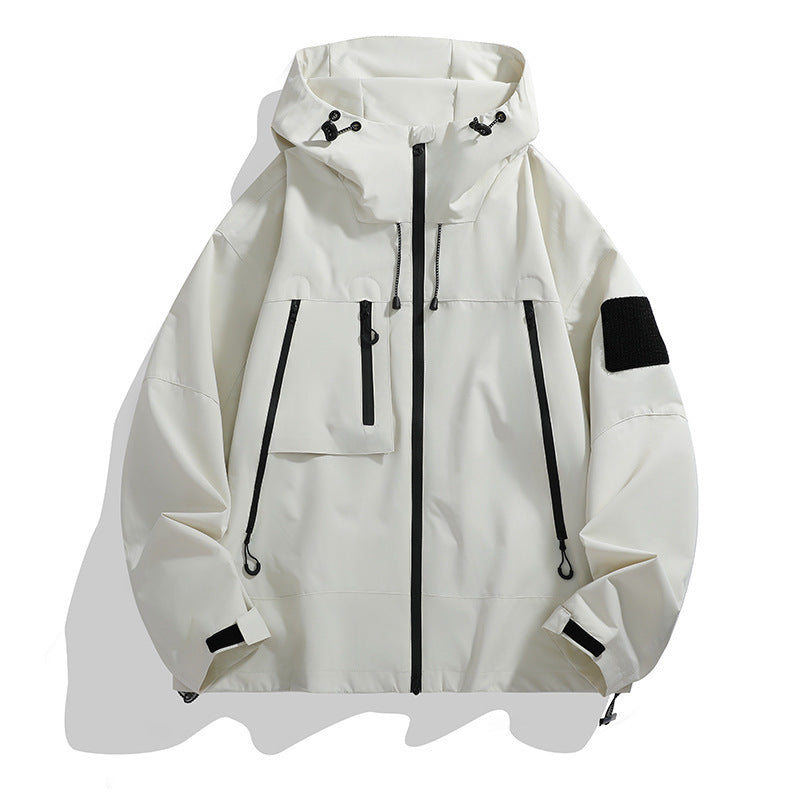 Shell Jacket Casual Hooded Outdoor Mountaineering Jacket