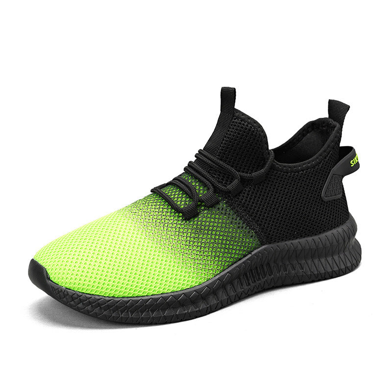 Fashion Low Top Gradient Color Mesh Casual Sneakers - DM Otaku Shop