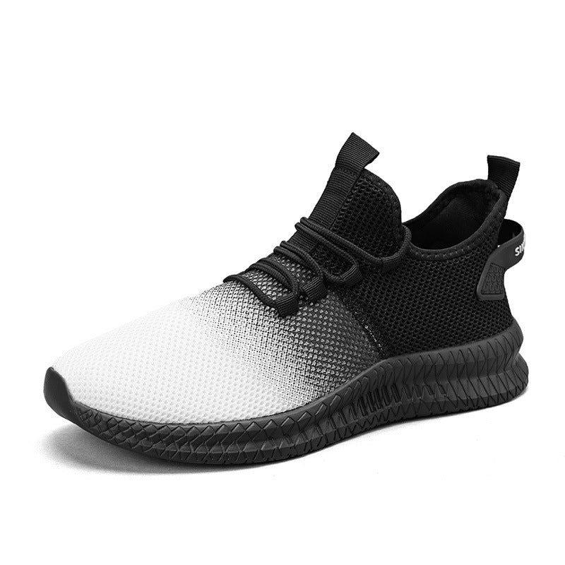 Fashion Low Top Gradient Color Mesh Casual Sneakers - DM Otaku Shop