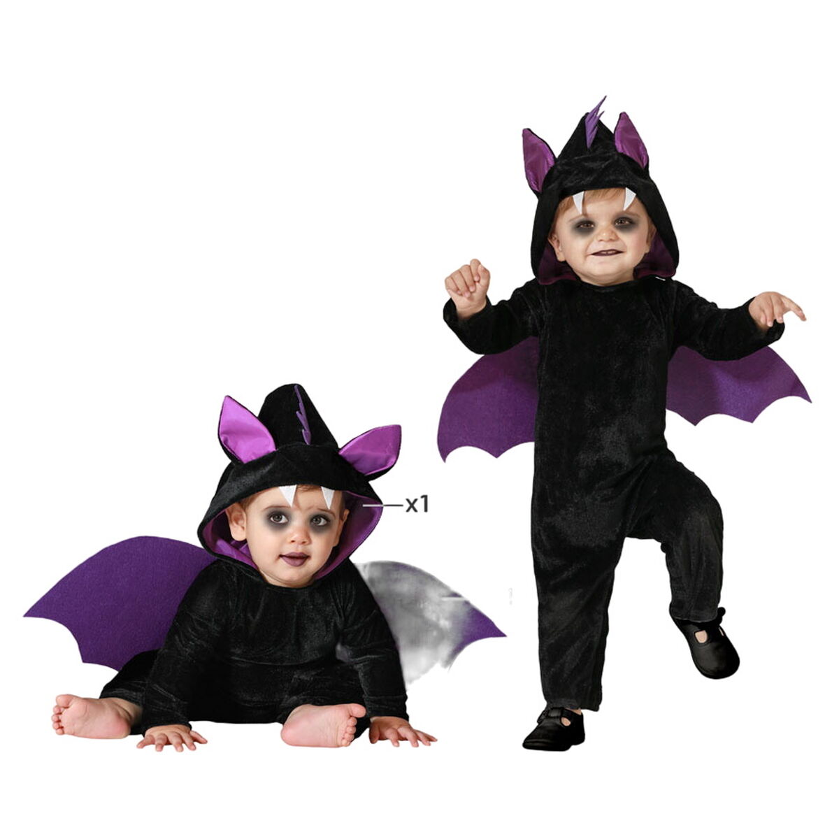Costume for Babies Bat 12-24 Months - DM Otaku Shop
