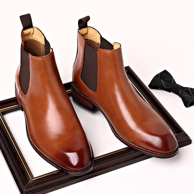 Chelsea Boots Men's Autumn Breathable Pointed Toe - DM Otaku Shop