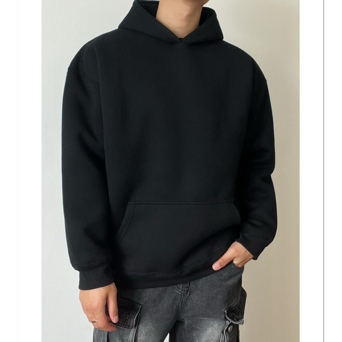 Solid Color Hooded Sweater For Men And Women Autumn And Winter Wild - DM Otaku Shop