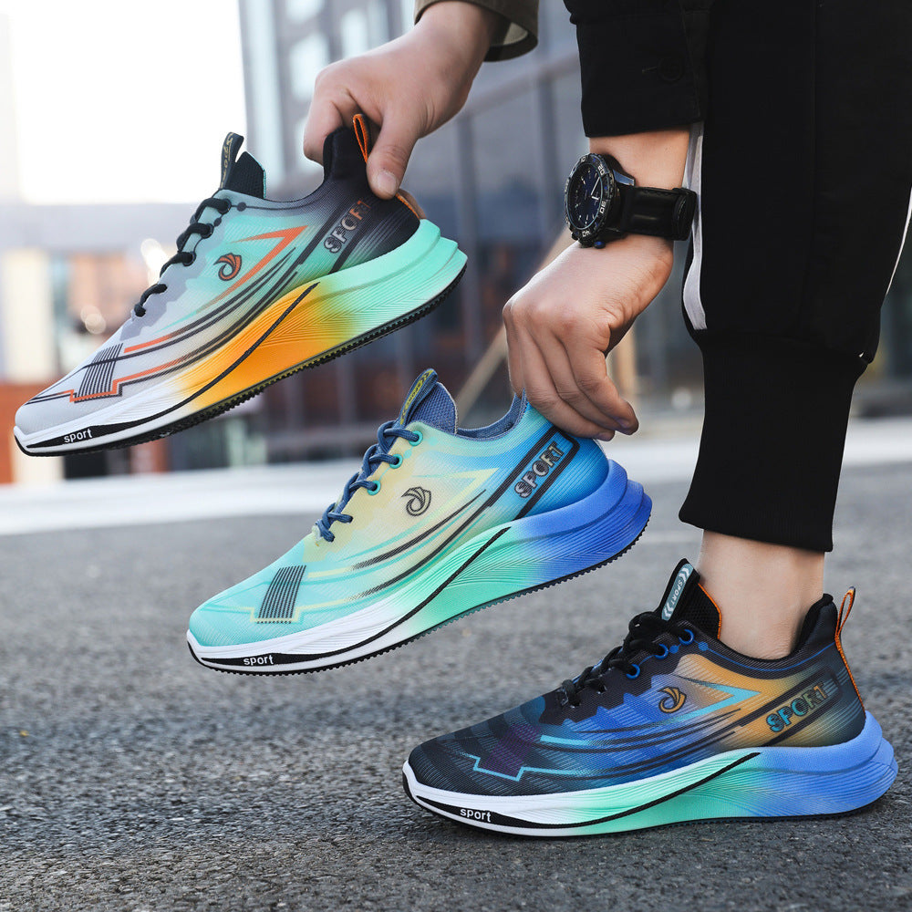 Mesh Breathable Running Shoes Lightweight Comfortable Breathable Trendy Casual Shoes Men's Shoes - DM Otaku Shop