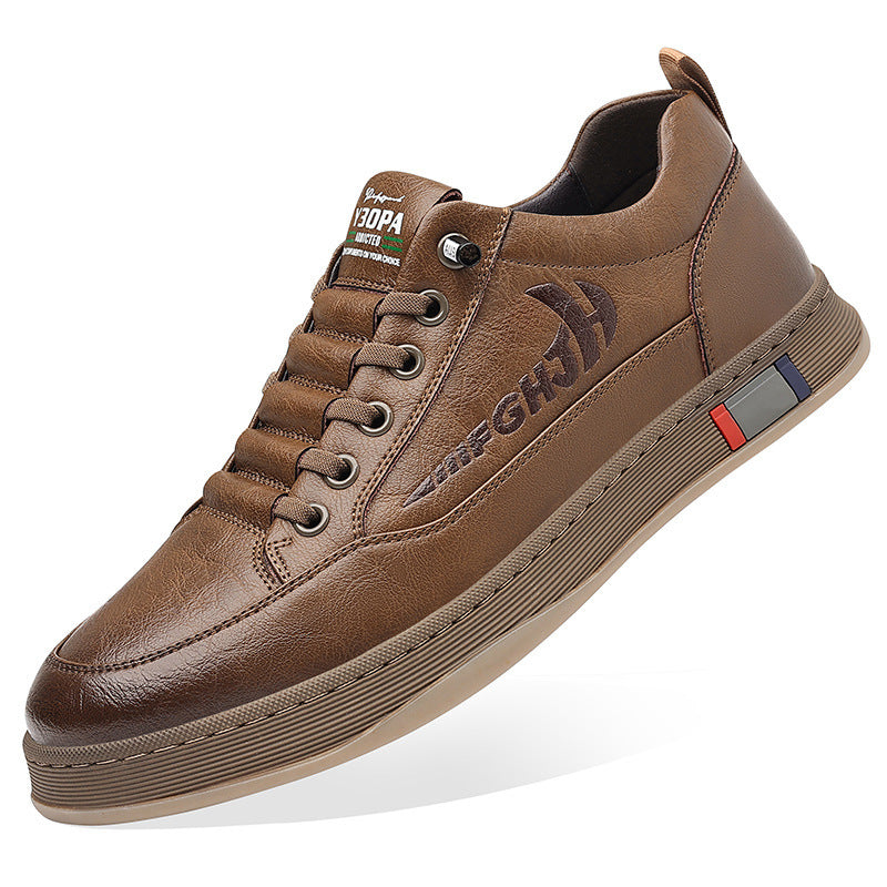 New Breathable All-matching Casual Men's Leather Shoes - DM Otaku Shop