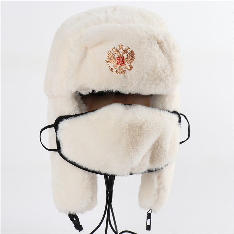 Ushanka Men And Women Imitation Rabbit Fur Outdoor Earmuffs Hat - DM Otaku Shop