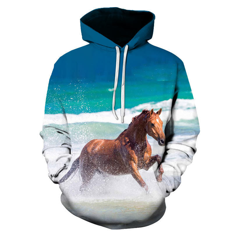 Men's Thermal Transfer 3D Dog Hoodie Coat - DM Otaku Shop
