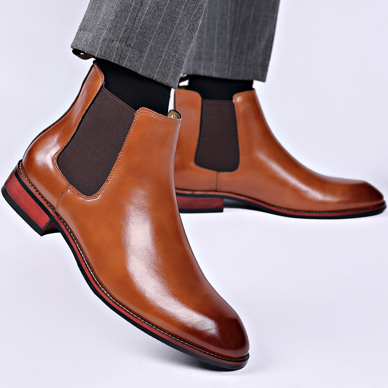 Chelsea Boots Men's Autumn Breathable Pointed Toe - DM Otaku Shop