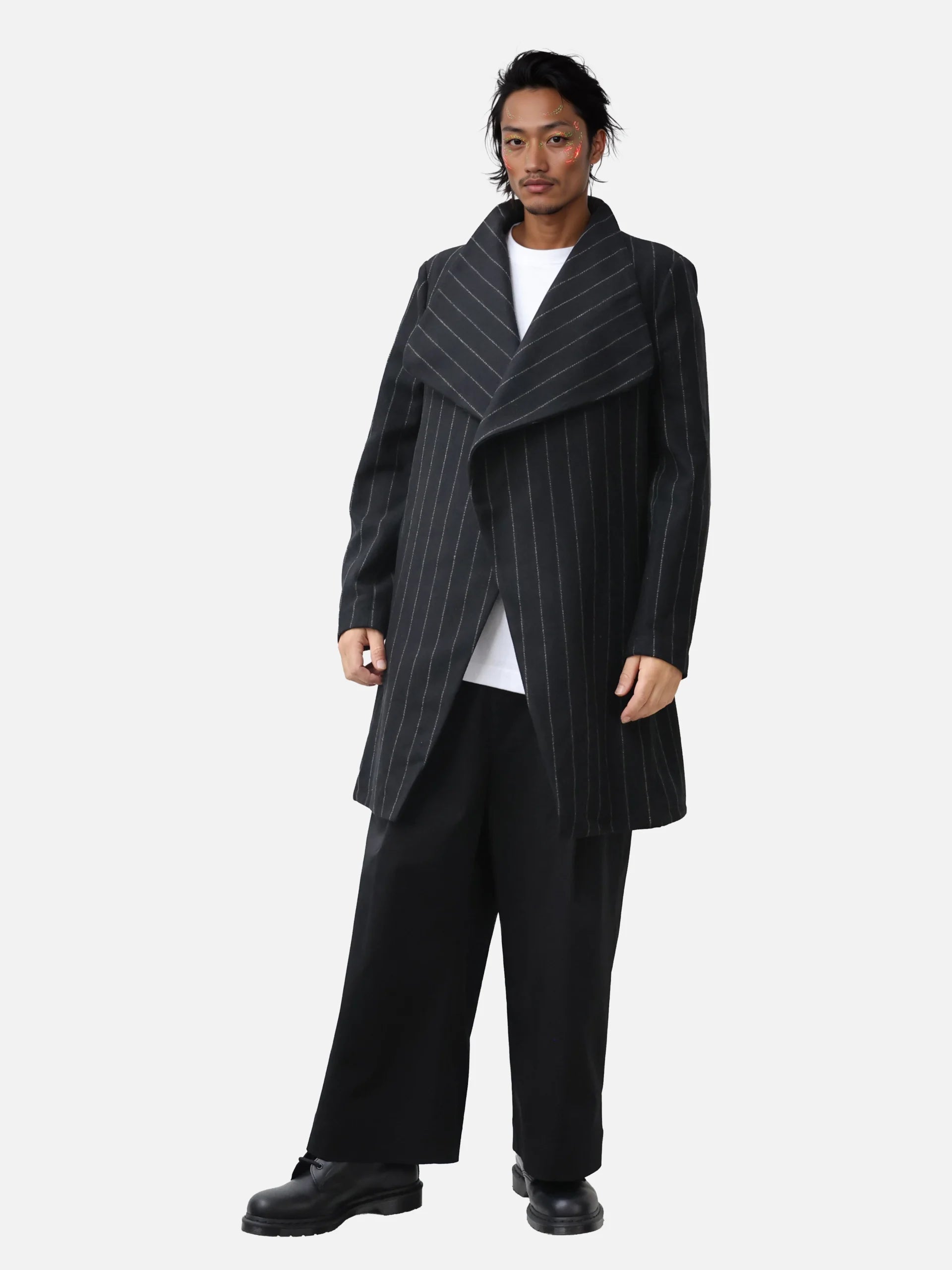 Manteau Koto Heavy - Black stripes - DM Otaku Shop