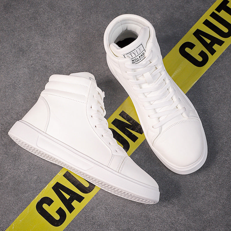 Plus Size Men's Leather Boots Fashion Casual Ankle Boots - DM Otaku Shop