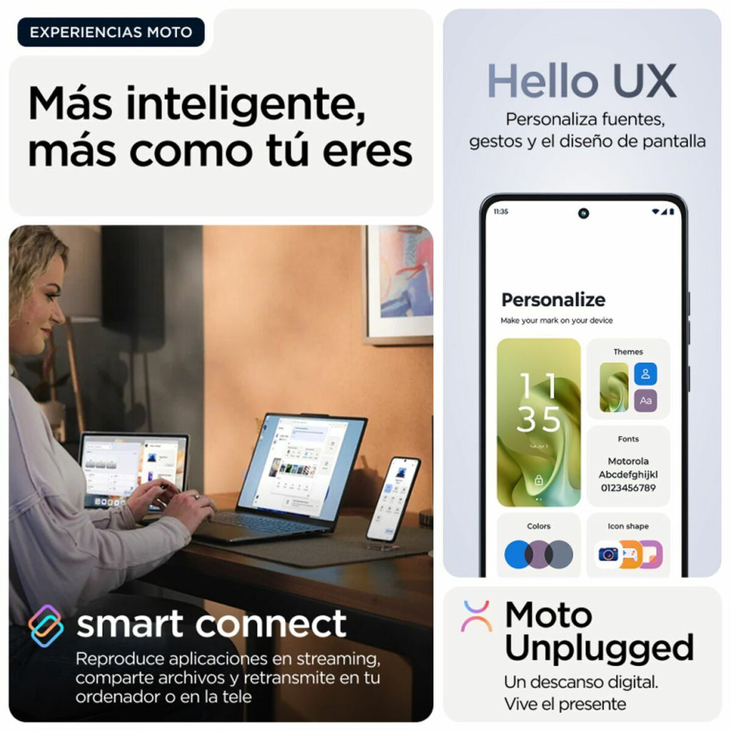 Smartphone Motorola PB8X0012SE 8 GB RAM 6,67" 512 GB Blue-9