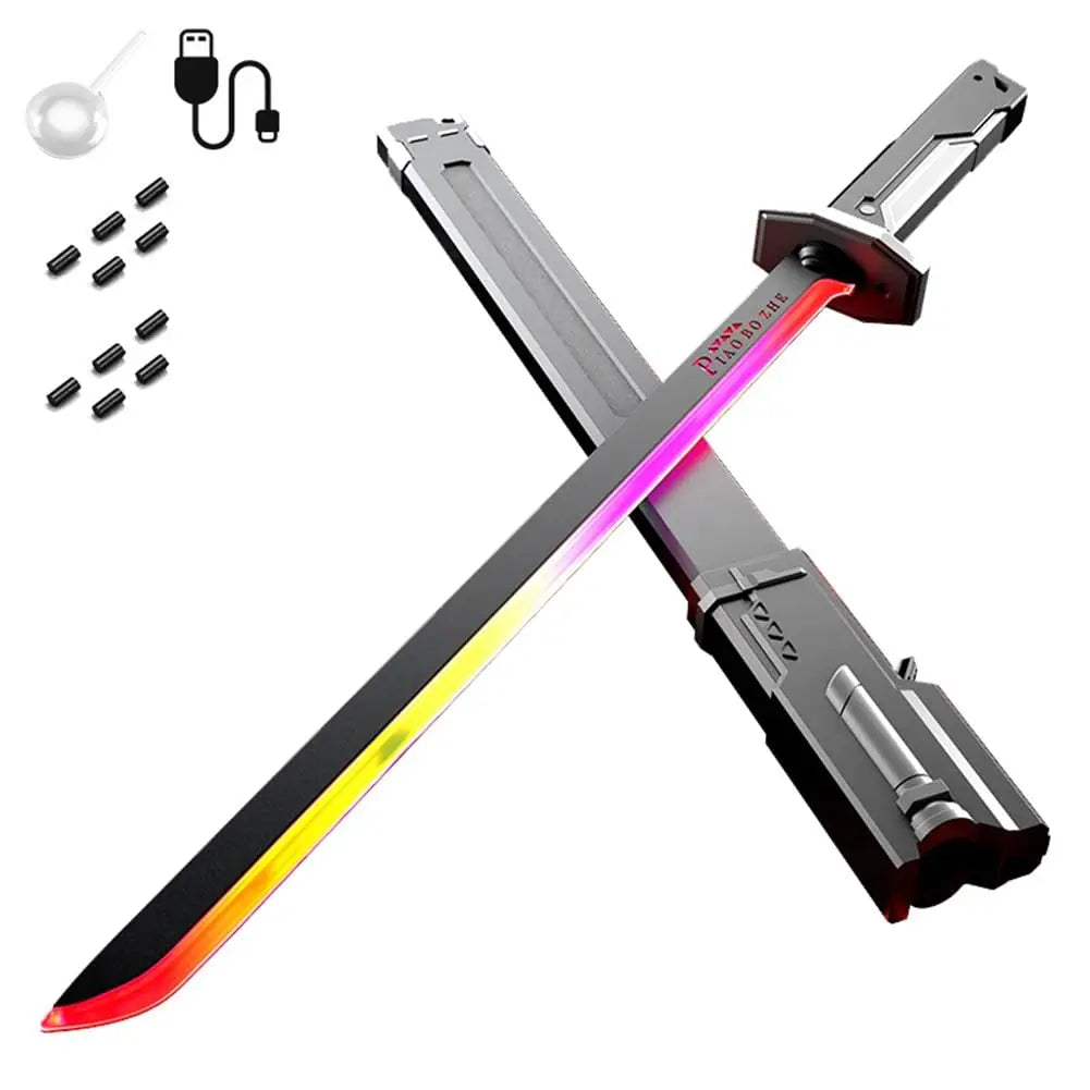 Glowing Sword with Sparks & Smoke - DM Otaku Shop