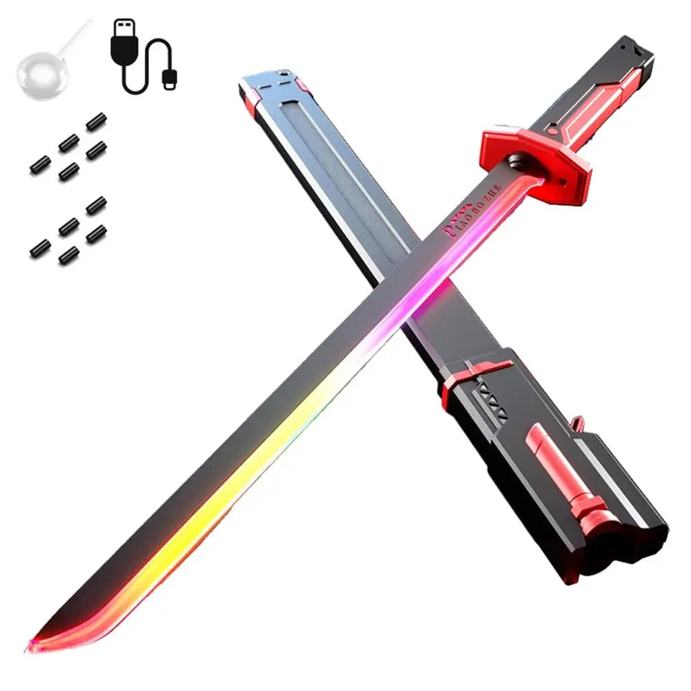 Glowing Sword with Sparks & Smoke - DM Otaku Shop