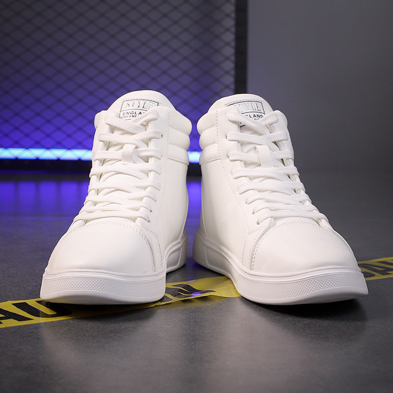 Plus Size Men's Leather Boots Fashion Casual Ankle Boots - DM Otaku Shop