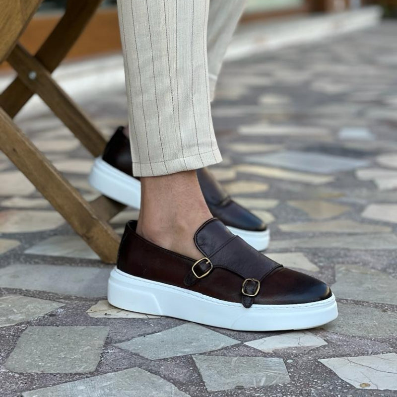 New Brown Men's Vulcanize Shoes - DM Otaku Shop