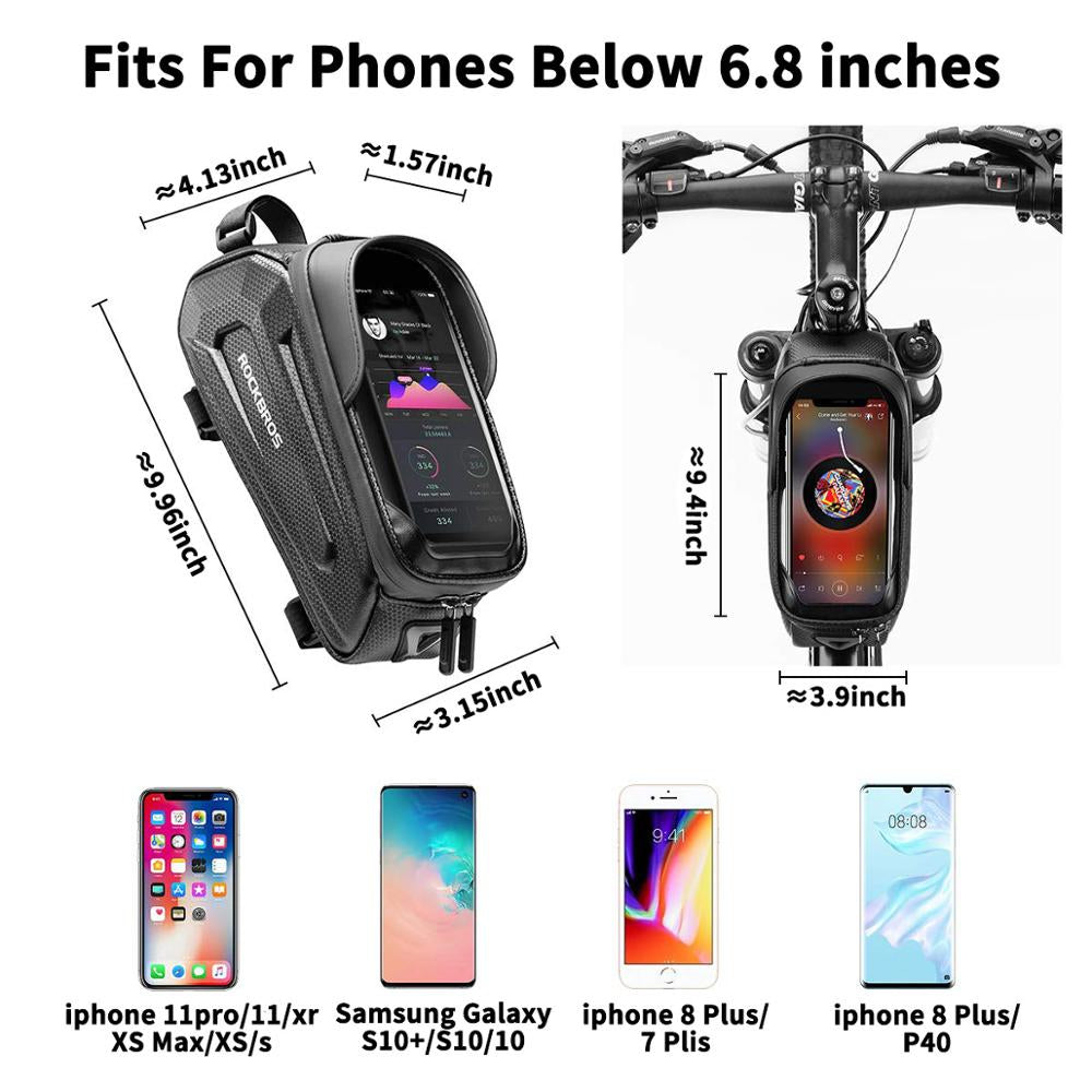Waterproof Bicycle Touch Screen Cycling Bag - DM Otaku Shop