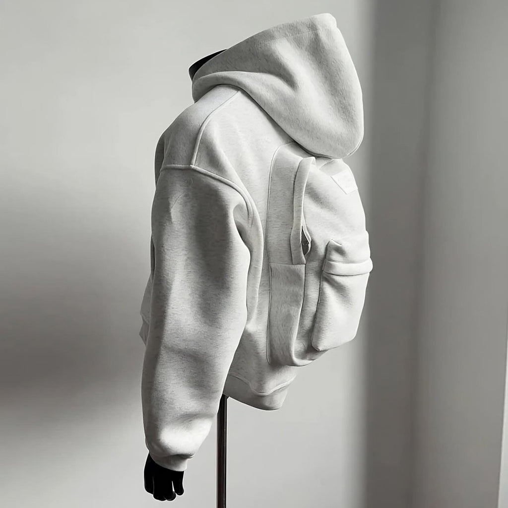 Hoodie with Integrated Backpack - DM Otaku Shop
