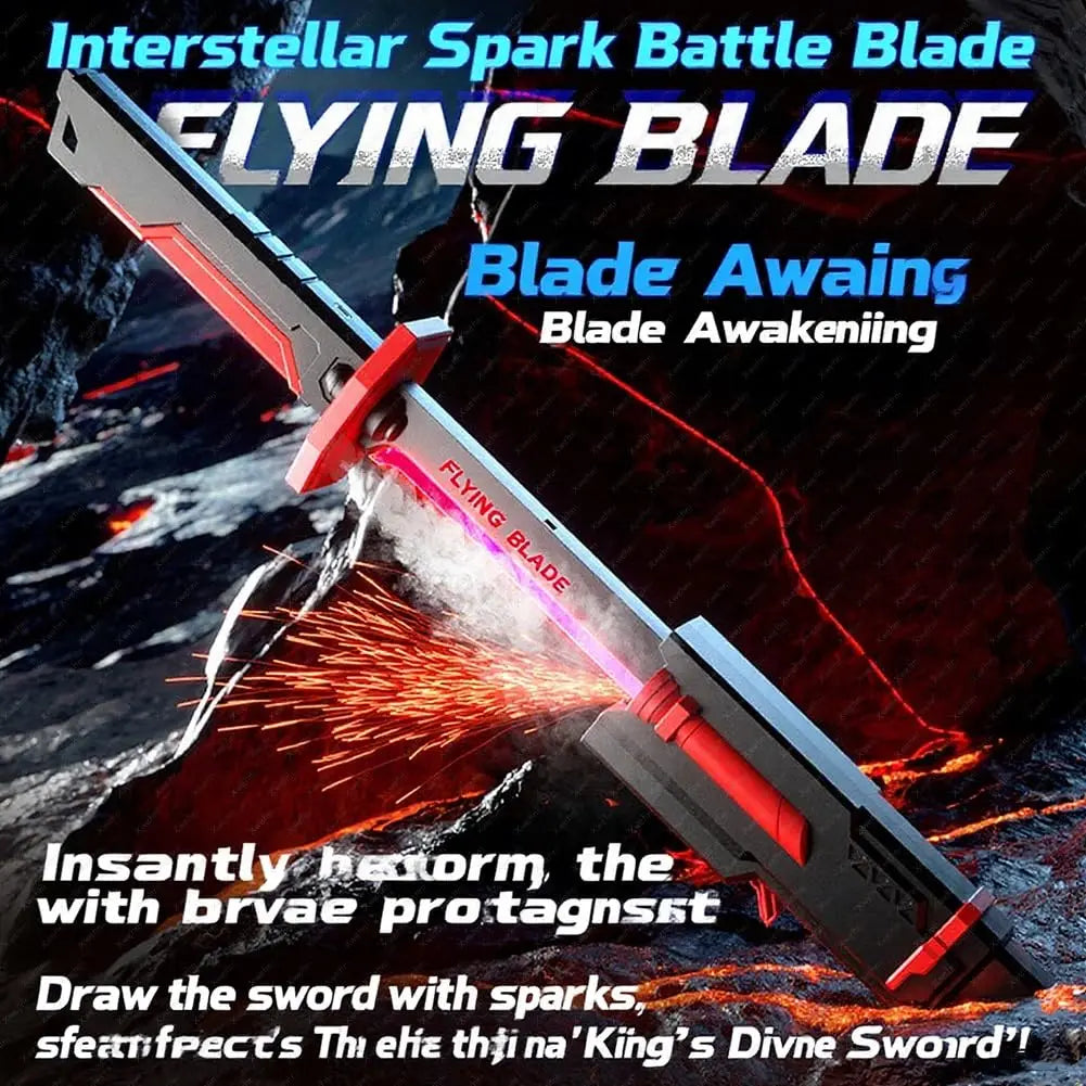 Glowing Sword with Sparks & Smoke - DM Otaku Shop