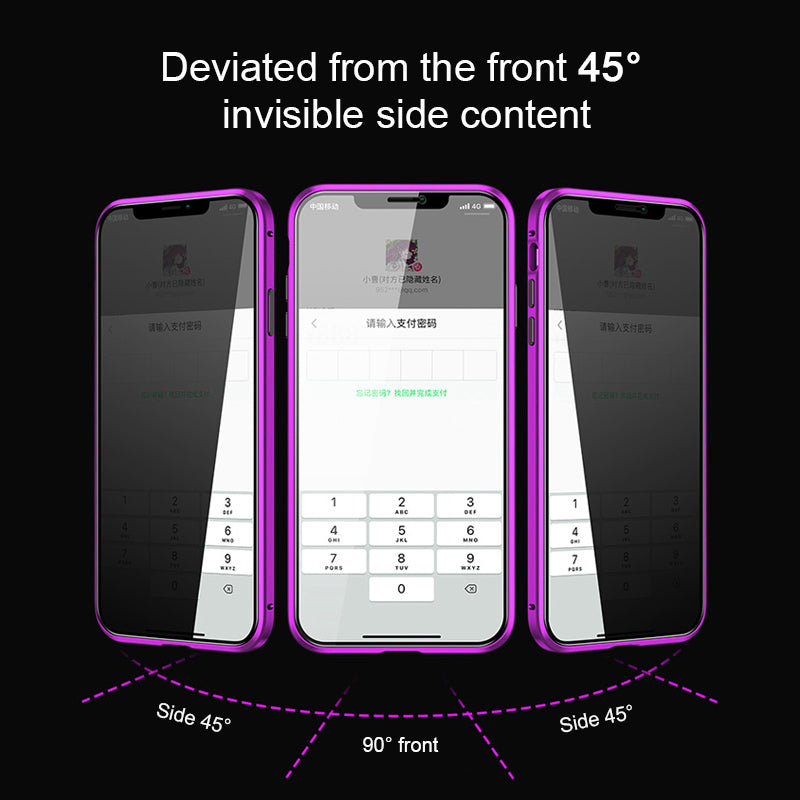 Anti-Peep Privacy Magnetic Adsorption Case for iPhone - DM Otaku Shop