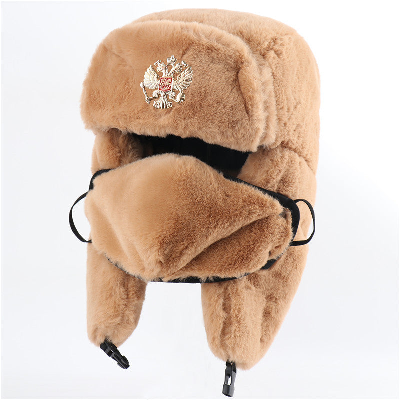 Ushanka Men And Women Imitation Rabbit Fur Outdoor Earmuffs Hat - DM Otaku Shop