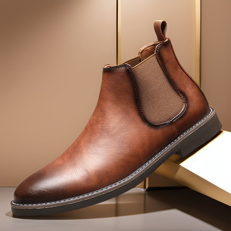All-matching British Retro Chelsea Boots Men's Shoes - DM Otaku Shop