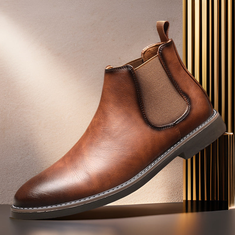 All-matching British Retro Chelsea Boots Men's Shoes - DM Otaku Shop