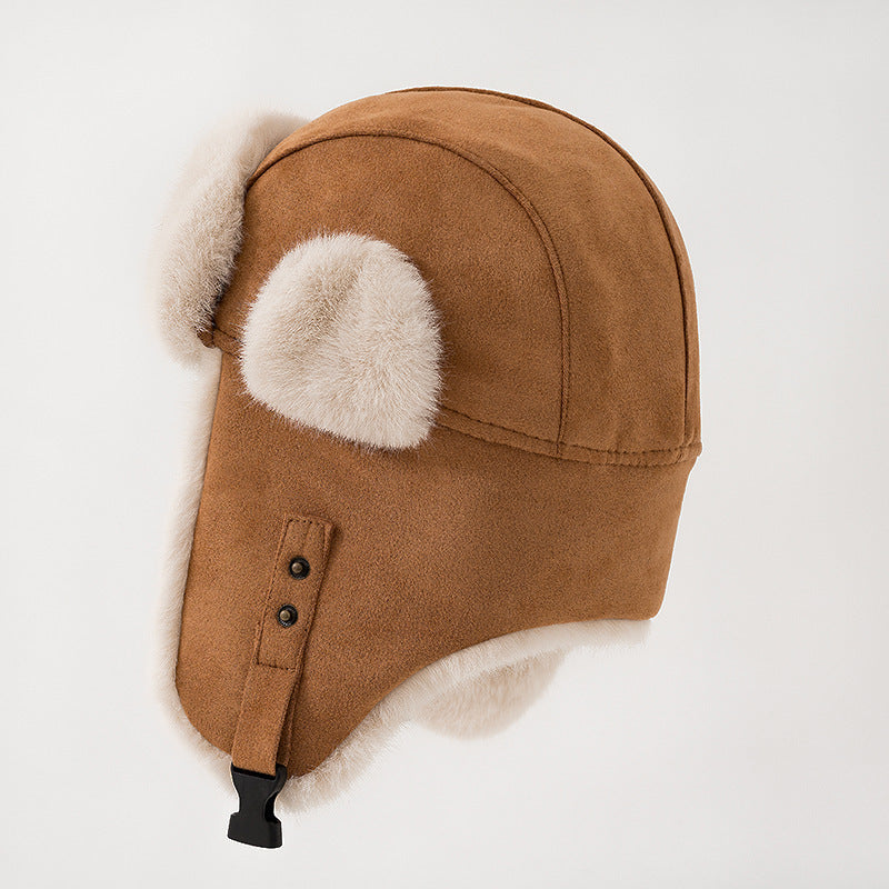 Winter Warm Suede Earmuffs Hat - DM Otaku Shop