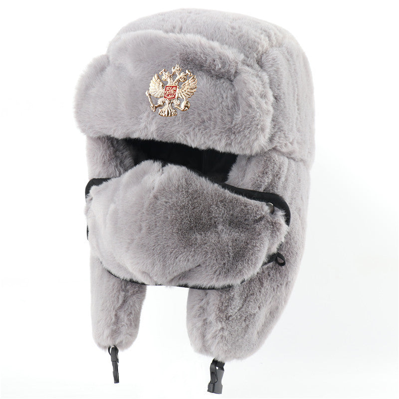 Ushanka Men And Women Imitation Rabbit Fur Outdoor Earmuffs Hat - DM Otaku Shop