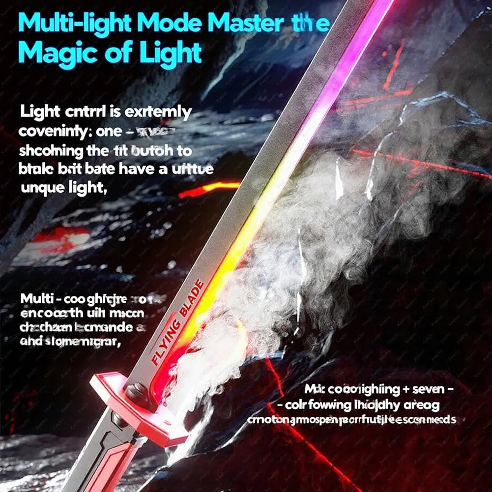 Glowing Sword with Sparks & Smoke - DM Otaku Shop