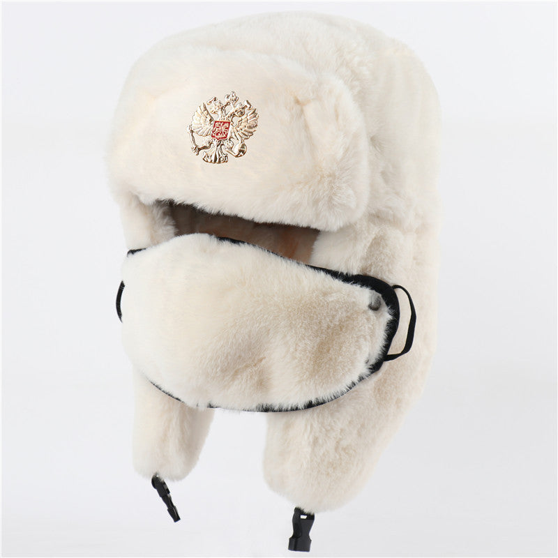 Ushanka Men And Women Imitation Rabbit Fur Outdoor Earmuffs Hat - DM Otaku Shop