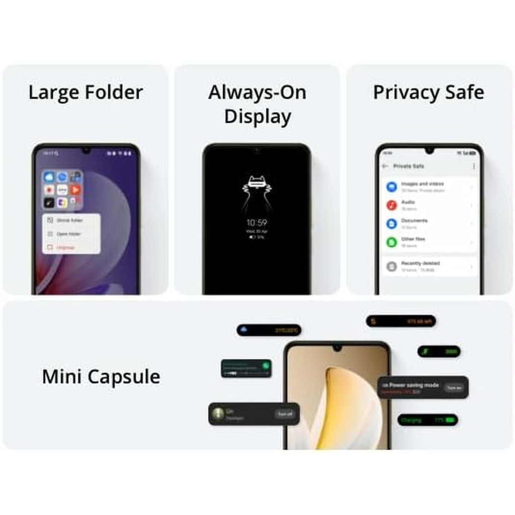 Smartphone Realme RMX5313 6,74" Octa Core 4 GB RAM 64 GB Black-1