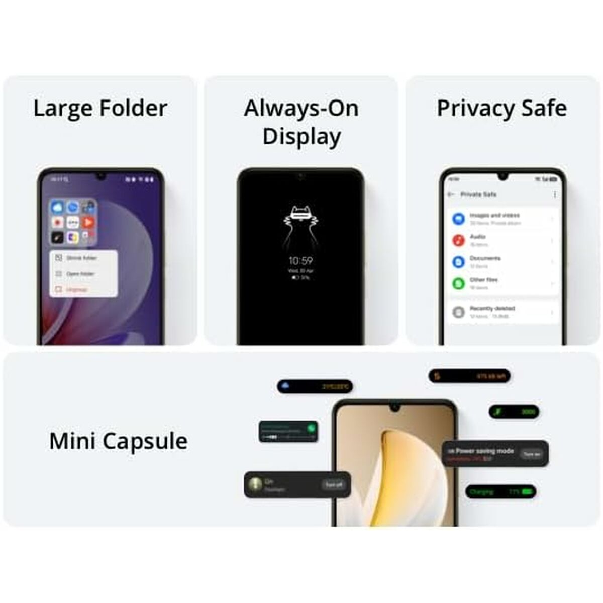 Smartphone Realme RMX5313 6,74" Octa Core 4 GB RAM 64 GB Black-1