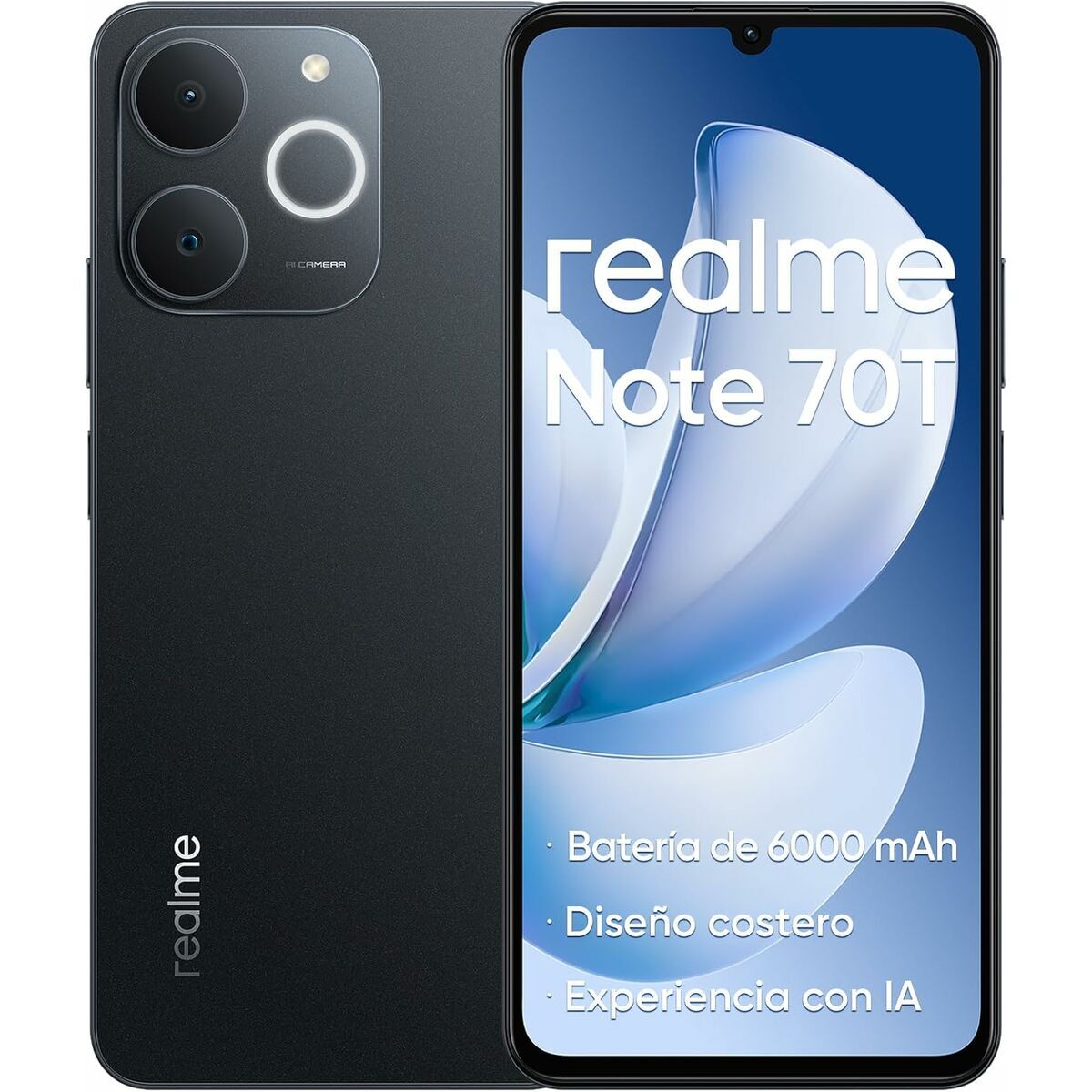 Smartphone Realme NOTE 70T 4 GB RAM 256 GB 6,74" Unisoc Black-0
