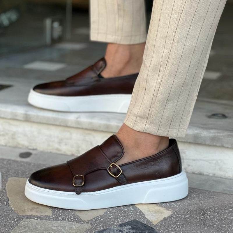 New Brown Men's Vulcanize Shoes - DM Otaku Shop
