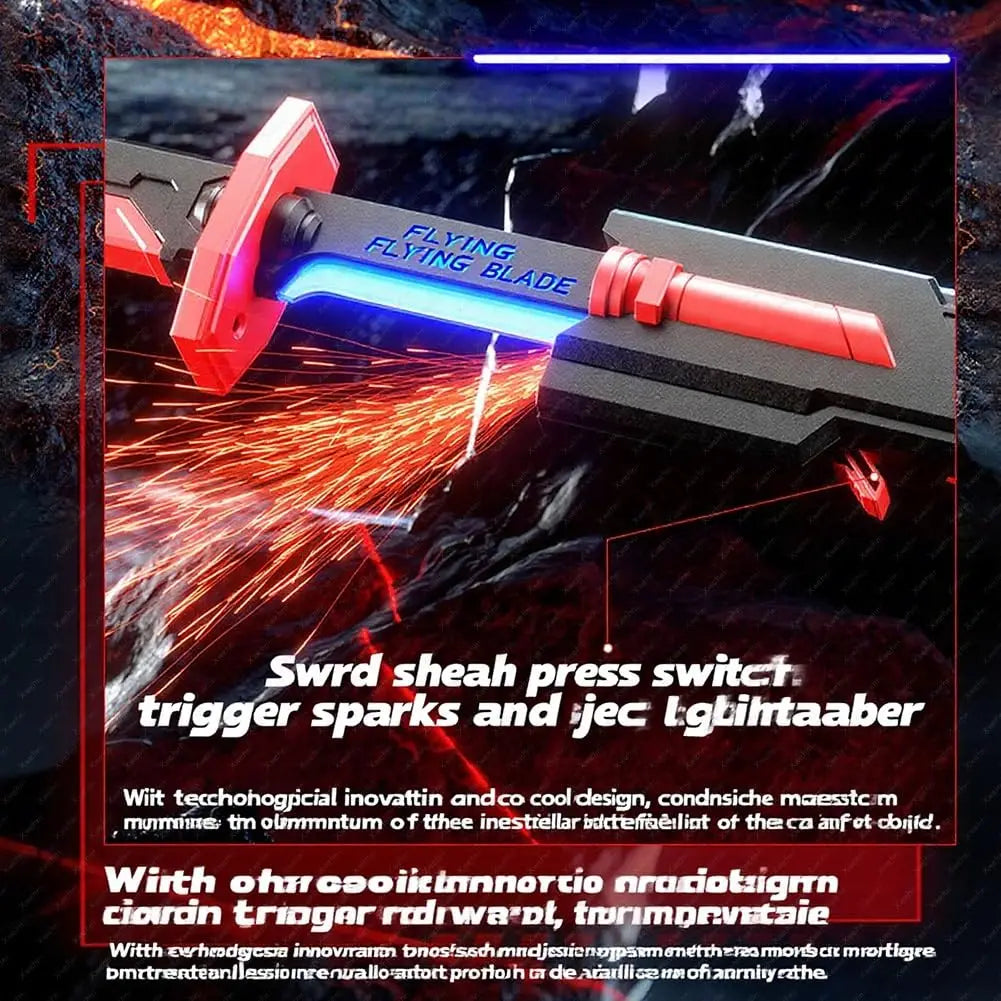 Glowing Sword with Sparks & Smoke - DM Otaku Shop
